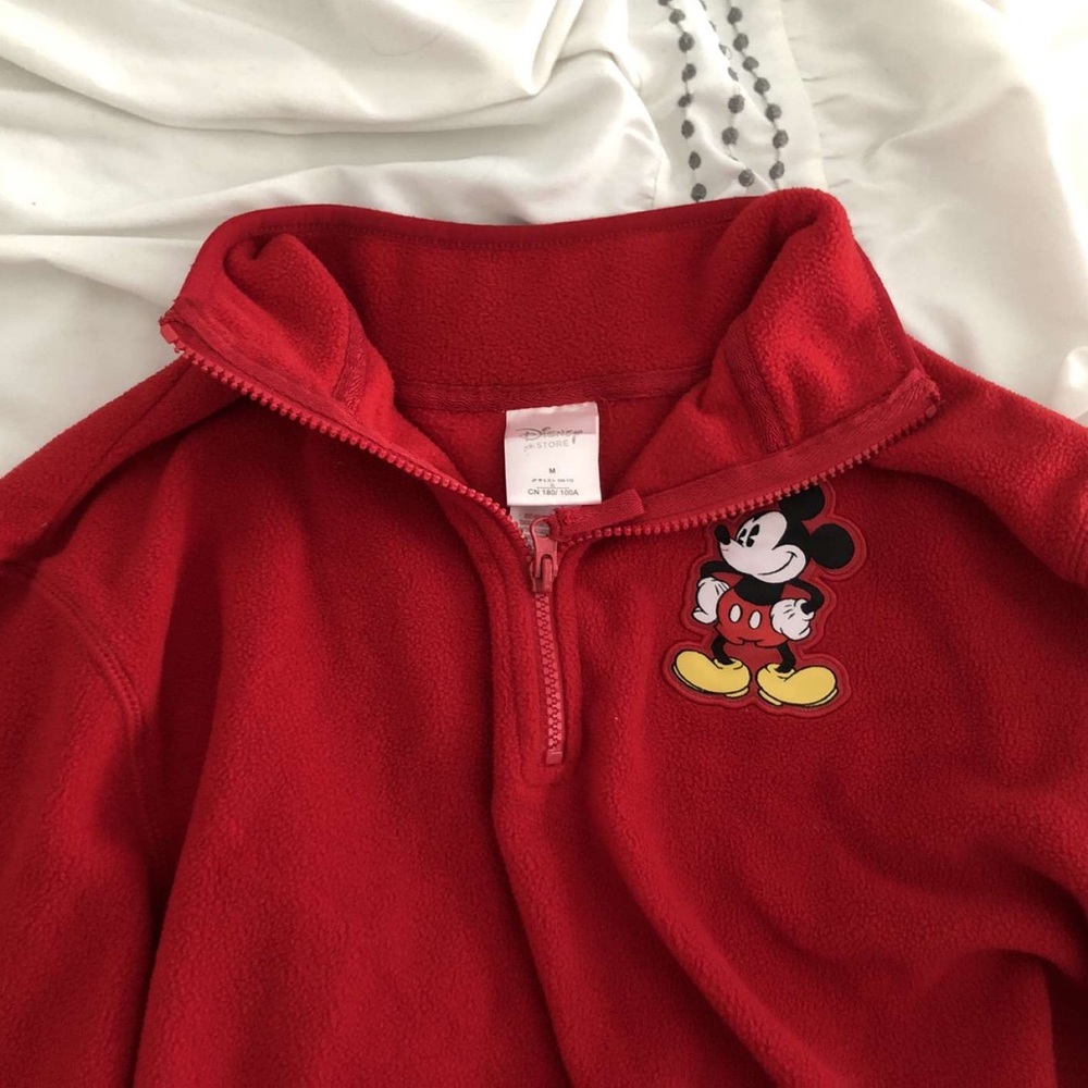 disney mickey mouse thin fleece sweatshirt